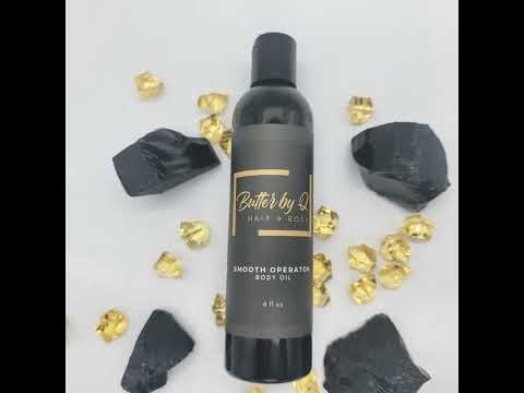 A video outlining the skin care benefits of the premium ingredients included in Smooth Operator body oil for men & women.